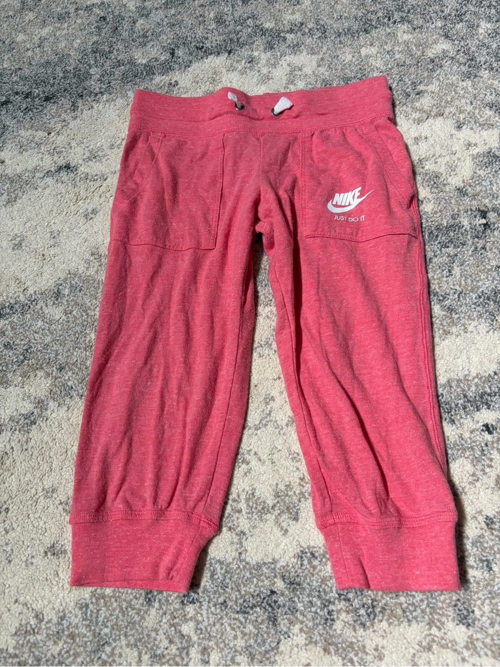 Nike Kids' pink Capri Sweatpants